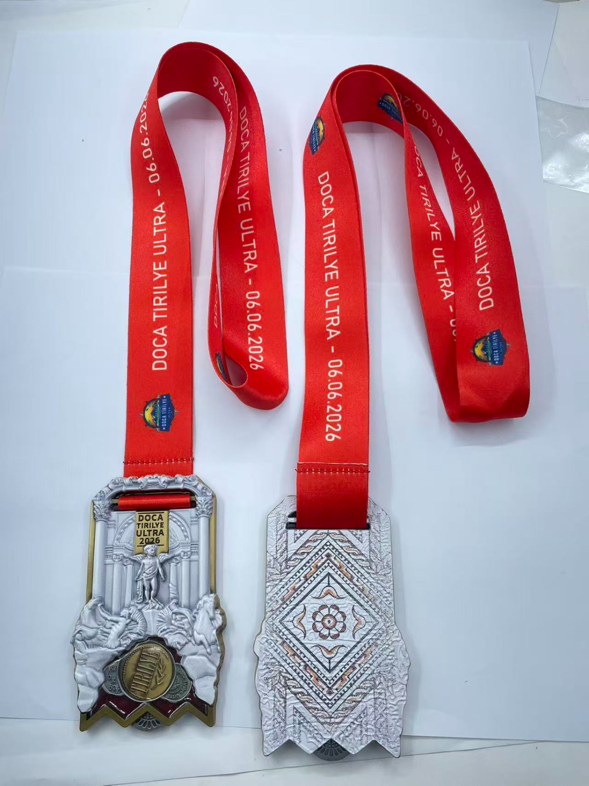 Maraton ve trail yarışları için özel döküm teknik madalya üretimi