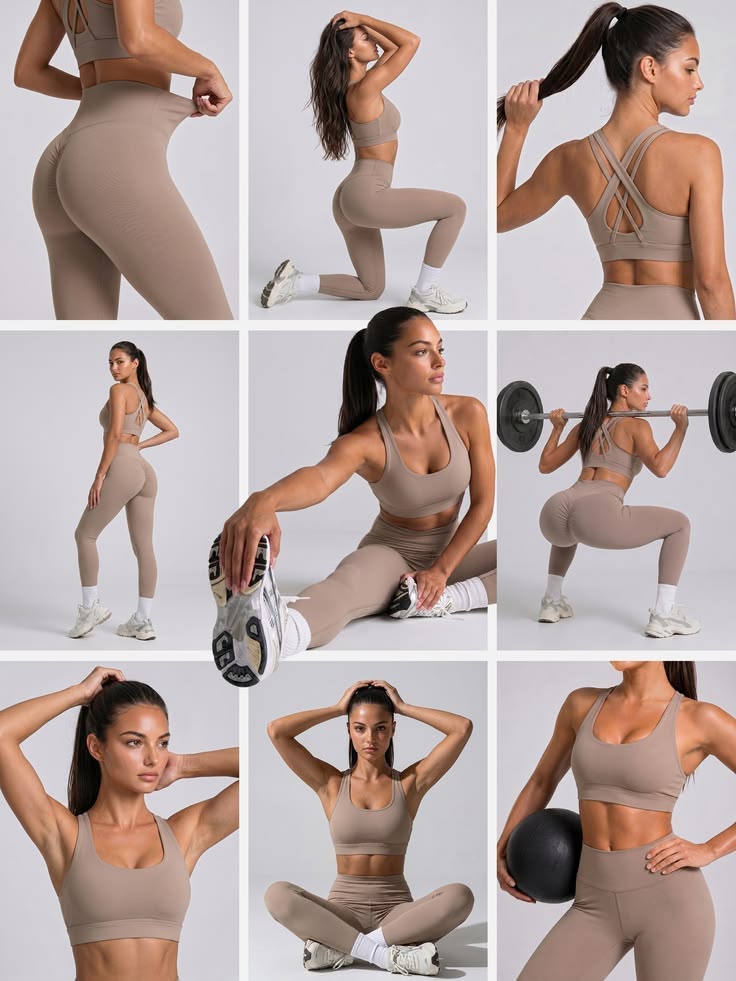 doca textile tech dikisiz seamless activewear tayt ve bra sporcu